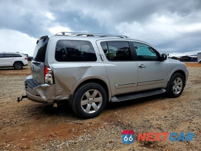 Trzecie zdjęcie samochodu z tyłu: 2012 NISSAN ARMADA SV VIN:5N1BA0NDXCN604854 - miniatura