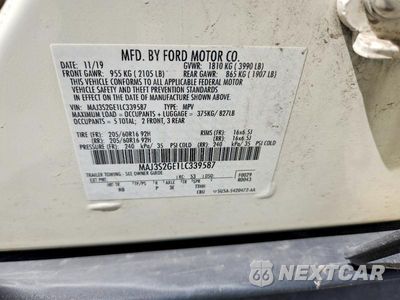 Zdjęcie 13 z 13 samochodu: 2020 FORD ECOSPORT SE VIN:MAJ3S2GE1LC339587 - miniatura