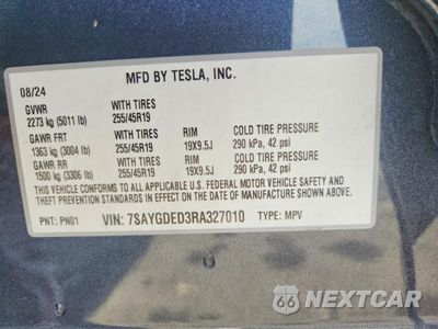 Zdjęcie 13 z 13 samochodu: 2024 TESLA MODEL Y VIN:7SAYGDED3RA327010 - miniatura