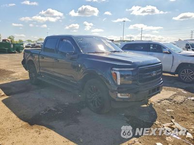 Czwarte zdjęcie samochodu z boku: 2024 FORD F150 LARIAT VIN:1FTFW5LD8RFB49917 - miniatura