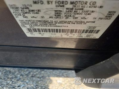 Zdjęcie 13 z 13 samochodu: 2013 FORD EXPLORER XLT VIN:1FM5K8D8XDGB82703 - miniatura