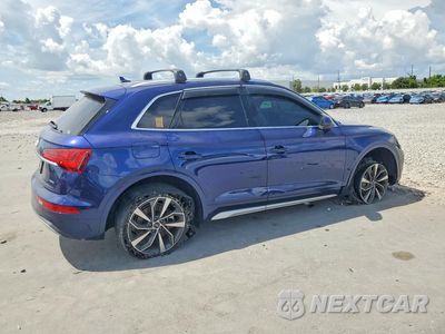 Trzecie zdjęcie samochodu z tyłu: 2021 AUDI Q5 PREMIUM PLUS VIN:WA1BAAFY3M2093271 - miniatura