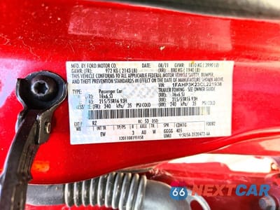 Zdjęcie 12 z 12 samochodu: 2012 FORD FOCUS SE VIN:1FAHP3K23CL221938 - miniatura