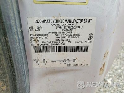 Zdjęcie 13 z 13 samochodu: 2017 FORD F750 SUPER - DUMP TRUCK VIN:1FDWF7DX9HDB02650 - miniatura