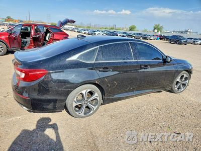 Trzecie zdjęcie samochodu z tyłu: 2018 HONDA ACCORD SPORT VIN:1HGCV1F37JA267980 - miniatura
