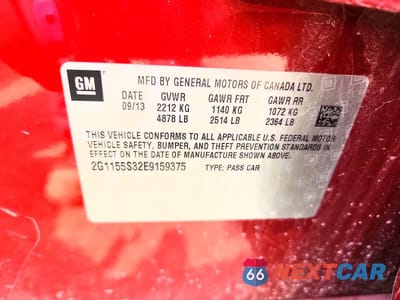 Zdjęcie 13 z 13 samochodu: 2014 CHEVROLET IMPALA LTZ VIN:2G1155S32E9159375 - miniatura