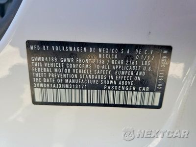 Zdjęcie 12 z 12 samochodu: 2017 VOLKSWAGEN JETTA SE VIN:3VWDB7AJXHM313171 - miniatura