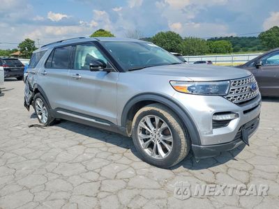 Czwarte zdjęcie samochodu z boku: 2021 FORD EXPLORER LIMITED VIN:1FMSK7FH4MGA85474 - miniatura