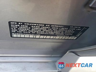 Zdjęcie 13 z 13 samochodu: 2019 VOLKSWAGEN ARTEON SEL VIN:WVWDR7AN8KE031495 - miniatura