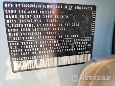 Zdjęcie 13 z 13 samochodu: 2025 VOLKSWAGEN TAOS SE BLACK VIN:3VV2C7B22SM054330 - miniatura