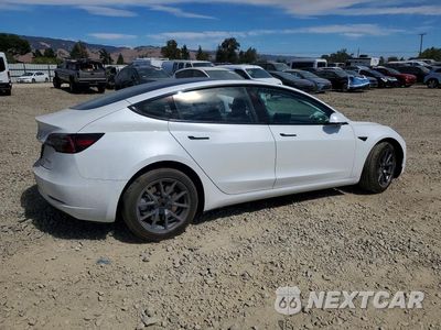 Trzecie zdjęcie samochodu z tyłu: 2021 TESLA MODEL 3 VIN:5YJ3E1EB5MF072656 - miniatura