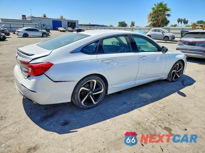 Trzecie zdjęcie samochodu z tyłu: 2022 HONDA ACCORD SPORT VIN:1HGCV1F39NA009594 - miniatura