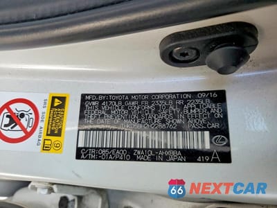 Zdjęcie 12 z 12 samochodu: 2017 LEXUS CT 200 VIN:JTHKD5BH2H2288762 - miniatura