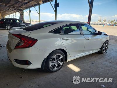 Trzecie zdjęcie samochodu z tyłu: 2019 HONDA CIVIC LX VIN:19XFC2F61KE046827 - miniatura