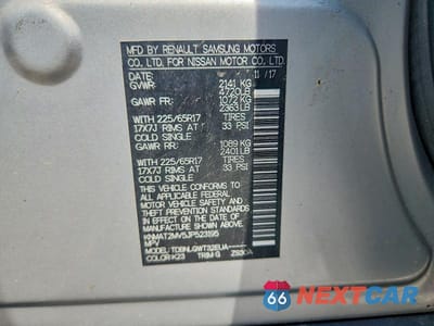 Zdjęcie 12 z 12 samochodu: 2018 NISSAN ROGUE SV VIN:KNMAT2MV5JP523195 - miniatura