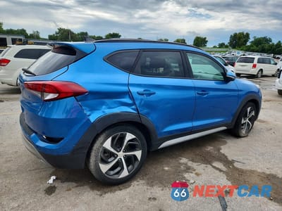 Trzecie zdjęcie samochodu z tyłu: 2018 HYUNDAI TUCSON VALUE VIN:KM8J33A22JU694466 - miniatura