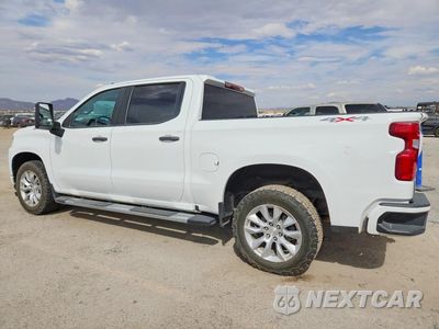 Drugie zdjęcie samochodu z przodu: 2021 CHEVROLET SILVERADO K1500 CUSTOM VIN:3GCUYBEFXMG375818 - miniatura