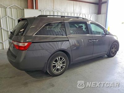 Trzecie zdjęcie samochodu z tyłu: 2013 HONDA ODYSSEY EXL VIN:5FNRL5H66DB048274 - miniatura