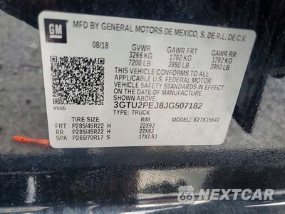 Zdjęcie 13 z 13 samochodu: 2018 GMC SIERRA K1500 DENALI VIN:3GTU2PEJ8JG507182 - miniatura