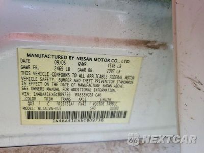 Zdjęcie 12 z 12 samochodu: 2009 NISSAN MAXIMA 3.5 S VIN:1N4BA41EX6C809736 - miniatura