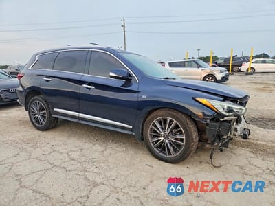 Czwarte zdjęcie samochodu z boku: 2017 INFINITI QX60 BASE VIN:5N1DL0MM0HC510053 - miniatura