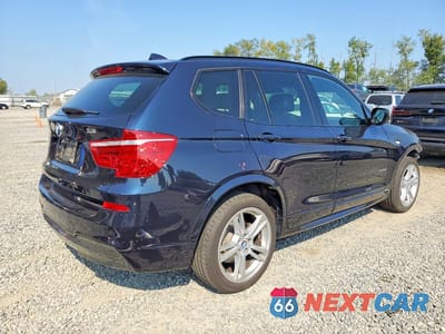 Trzecie zdjęcie samochodu z tyłu: 2014 BMW X3 XDRIVE28I VIN:5UXWX9C50E0D33938 - miniatura