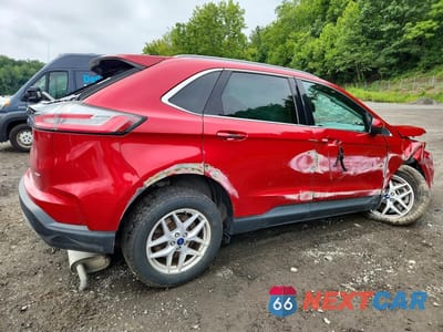 Trzecie zdjęcie samochodu z tyłu: 2021 FORD EDGE SEL VIN:2FMPK4J93MBA05898 - miniatura