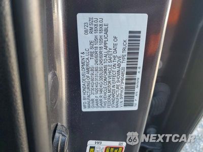 Zdjęcie 12 z 12 samochodu: 2023 HONDA RIDGELINE RTL-E VIN:5FPYK3F73PB048520 - miniatura