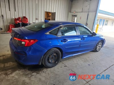 Trzecie zdjęcie samochodu z tyłu: 2022 HONDA CIVIC LX VIN:2HGFE2F27NH522886 - miniatura