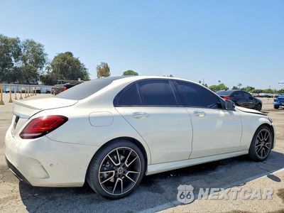 Trzecie zdjęcie samochodu z tyłu: 2020 MERCEDES-BENZ C 300 VIN:WDDWF8DB7LR554208 - miniatura