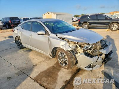 Czwarte zdjęcie samochodu z boku: 2021 NISSAN SENTRA SV VIN:3N1AB8CV7MY243453 - miniatura