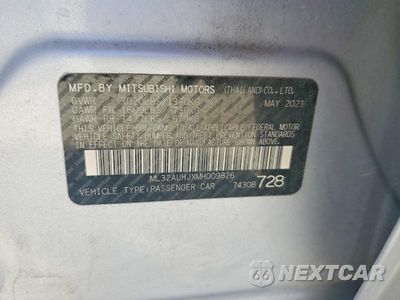 Zdjęcie 13 z 13 samochodu: 2021 MITSUBISHI MIRAGE ES VIN:ML32AUHJXMH009826 - miniatura