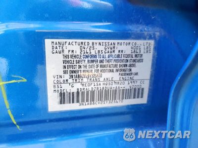 Zdjęcie 13 z 13 samochodu: 2025 NISSAN SENTRA SV VIN:3N1AB8CV2SY325670 - miniatura