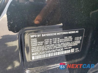 Zdjęcie 13 z 13 samochodu: 2021 BMW X1 XDRIVE28I VIN:WBXJG9C04M3M74430 - miniatura