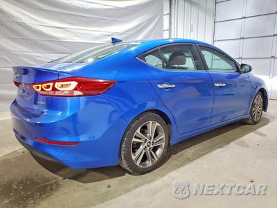 Trzecie zdjęcie samochodu z tyłu: 2017 HYUNDAI ELANTRA LIMITED VIN:KMHD84LF6HU284171 - miniatura