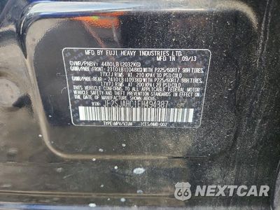 Zdjęcie 13 z 13 samochodu: 2014 SUBARU FORESTER 2.5I LIMITED VIN:JF2SJAHC1EH494387 - miniatura