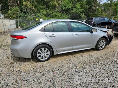 Trzecie zdjęcie samochodu z tyłu: 2020 TOYOTA COROLLA LE VIN:JTDEPRAEXLJ047793 - miniatura