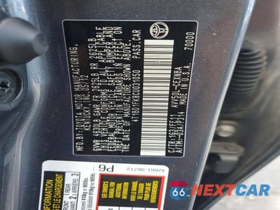 Zdjęcie 12 z 12 samochodu: 2012 TOYOTA CAMRY HYBRID LE VIN:4T1BD1FK8CU031050 - miniatura