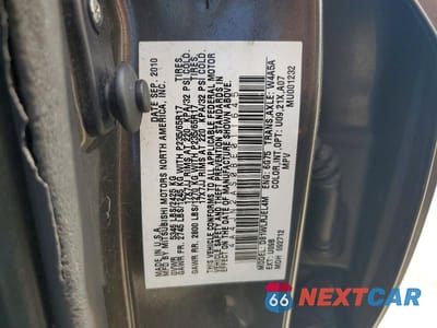 Zdjęcie 13 z 13 samochodu: 2011 MITSUBISHI ENDEAVOR LS VIN:4A4JN2AS0BE011645 - miniatura