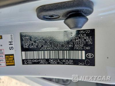 Zdjęcie 12 z 12 samochodu: 2022 TOYOTA COROLLA LE VIN:JTDEAMDE2N3010566 - miniatura