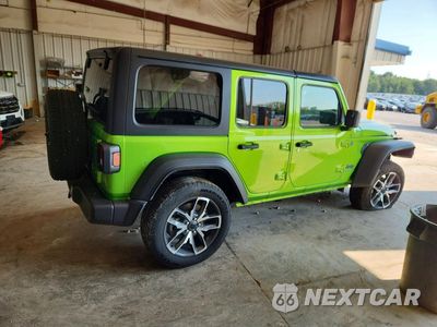 Trzecie zdjęcie samochodu z tyłu: 2025 JEEP WRANGLER SPORT 4XE VIN:1C4RJXN63SW580497 - miniatura