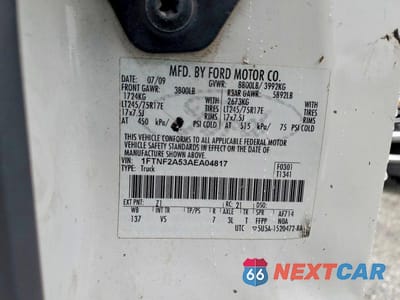 Zdjęcie 12 z 12 samochodu: 2010 FORD F250 SUPER DUTY VIN:1FTNF2A53AEA04817 - miniatura