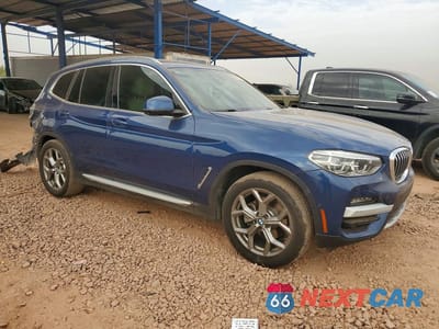 Czwarte zdjęcie samochodu z boku: 2020 BMW X3 SDRIVE30I VIN:5UXTY3C04L9B12434 - miniatura