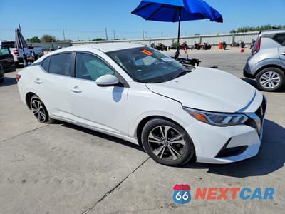 Czwarte zdjęcie samochodu z boku: 2020 NISSAN SENTRA SV VIN:3N1AB8CV2LY254729 - miniatura