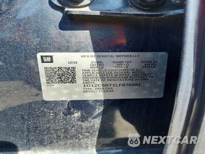 Zdjęcie 12 z 12 samochodu: 2020 CHEVROLET MALIBU LS VIN:1G1ZC5ST1LF070281 - miniatura