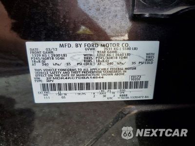 Zdjęcie 13 z 13 samochodu: 2013 FORD EDGE LIMITED VIN:2FMDK4KC7DBA14844 - miniatura