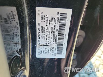Zdjęcie 12 z 12 samochodu: 2017 HONDA ACCORD EX VIN:1HGCR2F7XHA181621 - miniatura