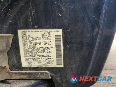 Zdjęcie 12 z 12 samochodu: 2006 NISSAN TITAN XE VIN:1N6AA06B76N555949 - miniatura