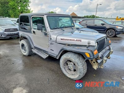 Czwarte zdjęcie samochodu z boku: 2001 JEEP WRANGLER / TJ SPORT VIN:1J4FA49S41P300226 - miniatura