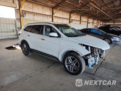 Czwarte zdjęcie samochodu z boku: 2018 HYUNDAI SANTA FE LIMITED ULTIMATE VIN:KM8SR4HF2JU291489 - miniatura